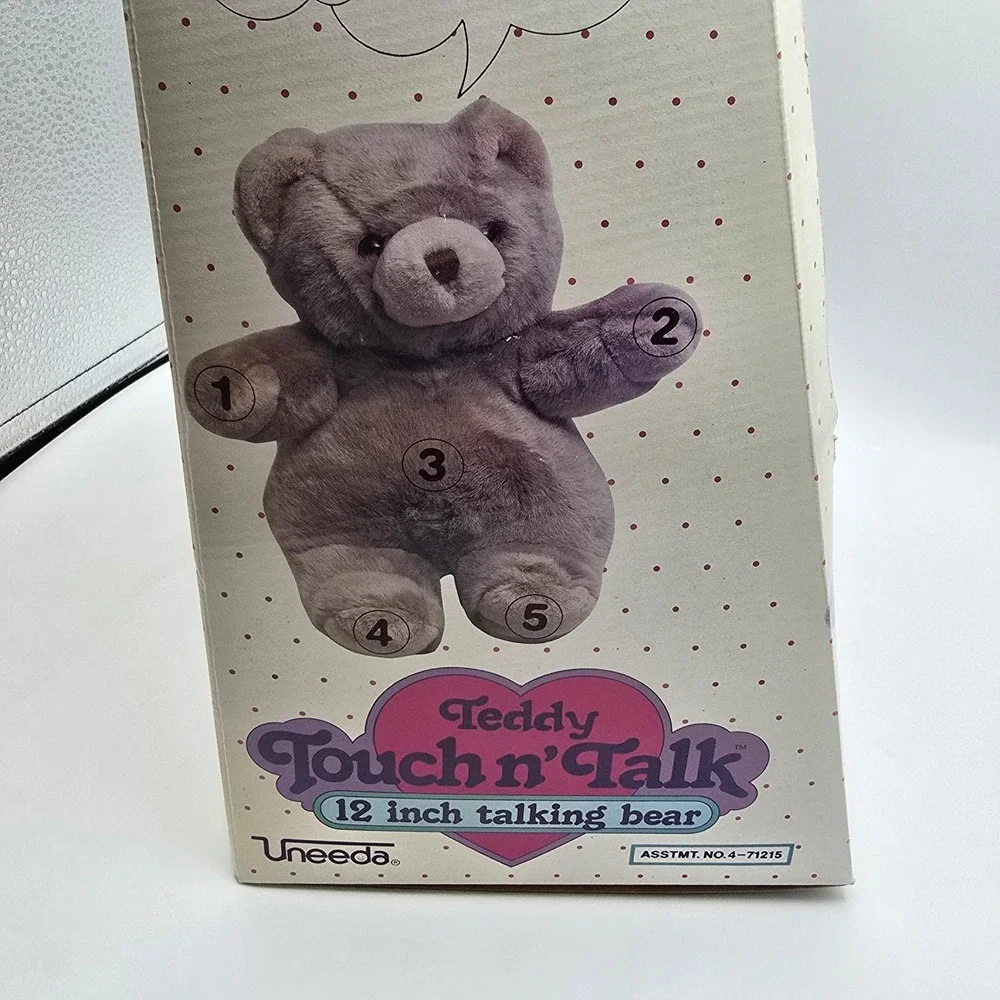 Rare Vintage Uneeda Talking Teddy Bear‎ 12